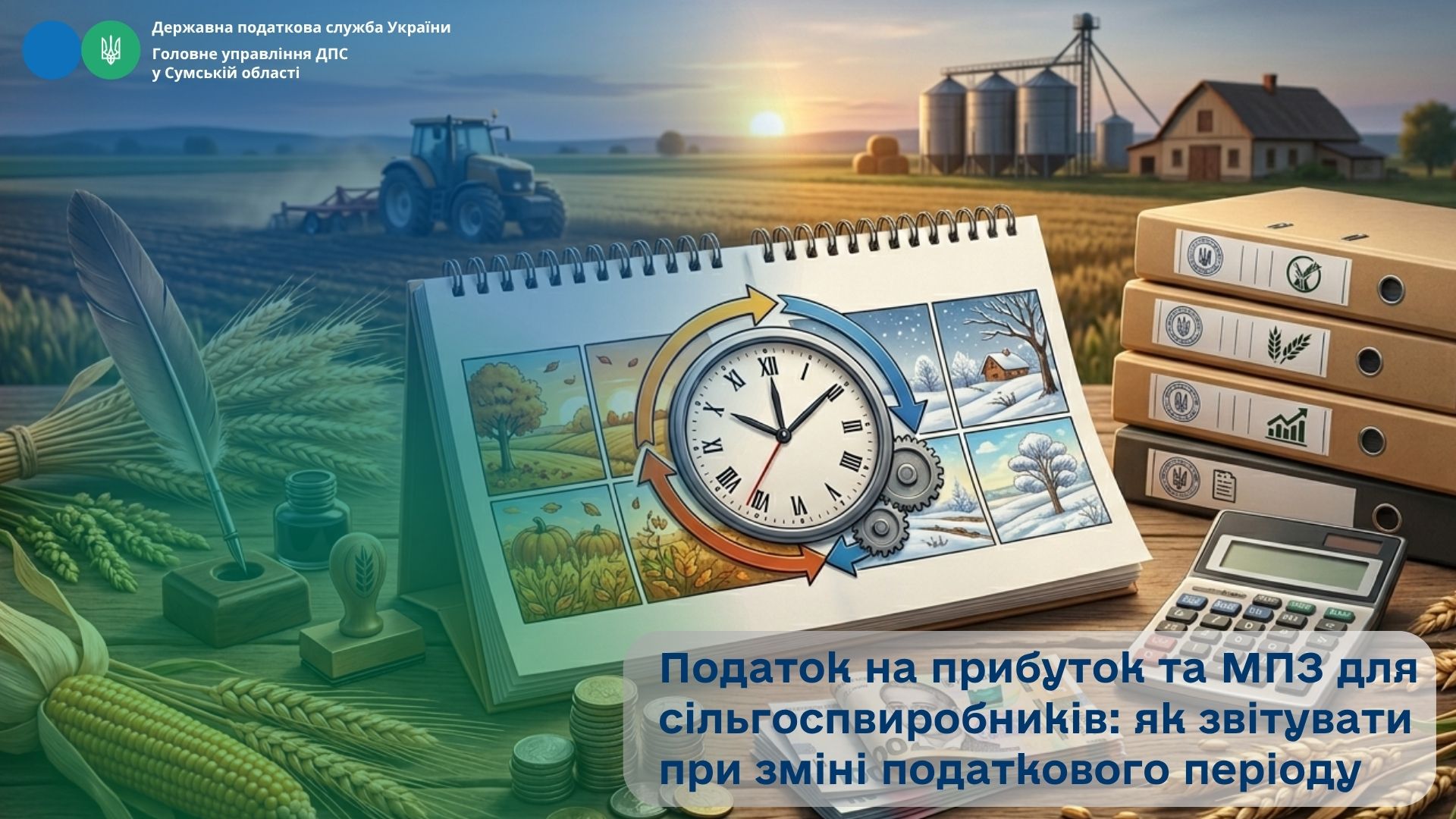 Податок на прибуток та МПЗ для сільгоспвиробників: як звітувати при зміні податкового періоду