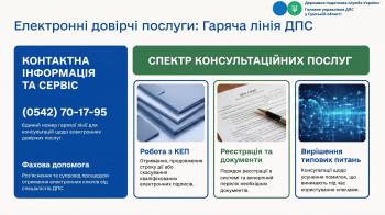 Електронні довірчі послуги для платників: телефонні консультації від ДПС Сумщини
