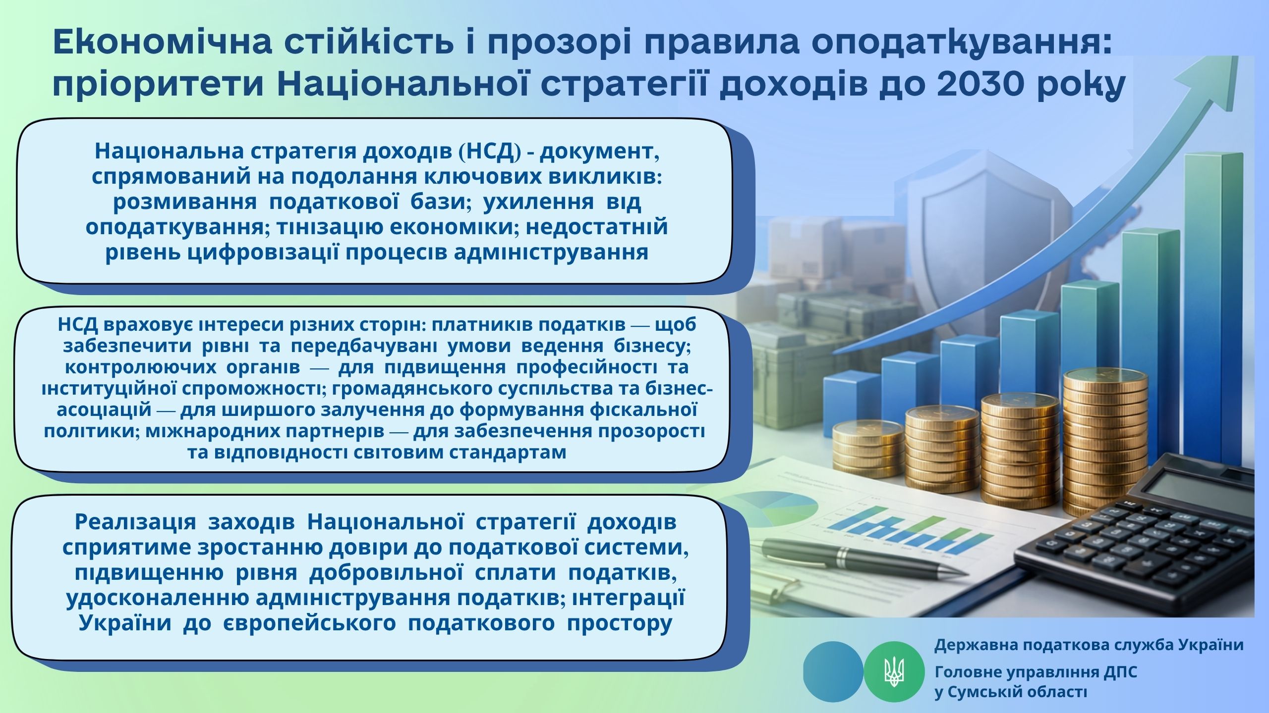 Економічна стійкість і прозорі правила оподаткування: пріоритети Національної стратегії доходів до 2030 року