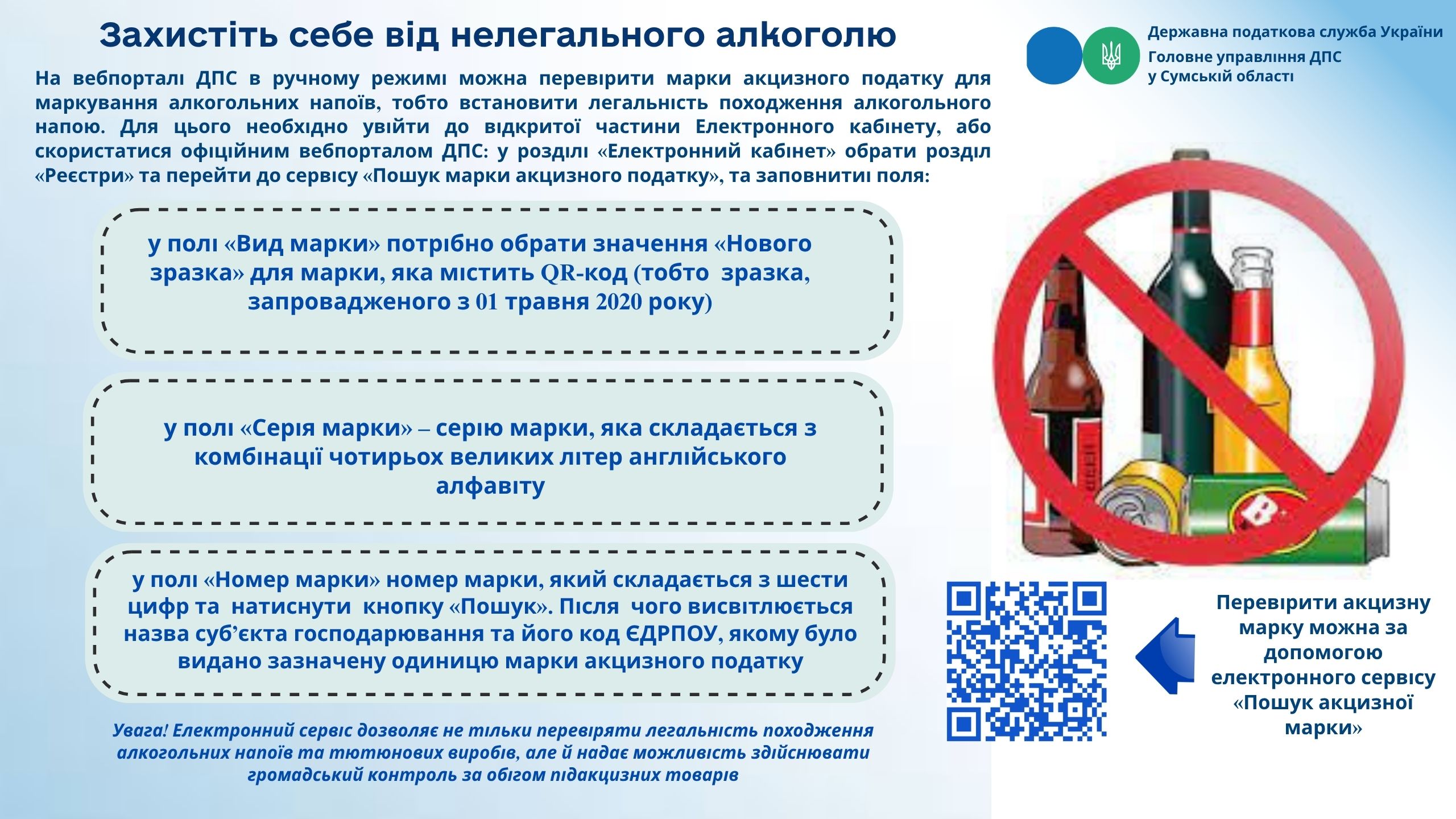 Захистіть себе від нелегального алкоголю