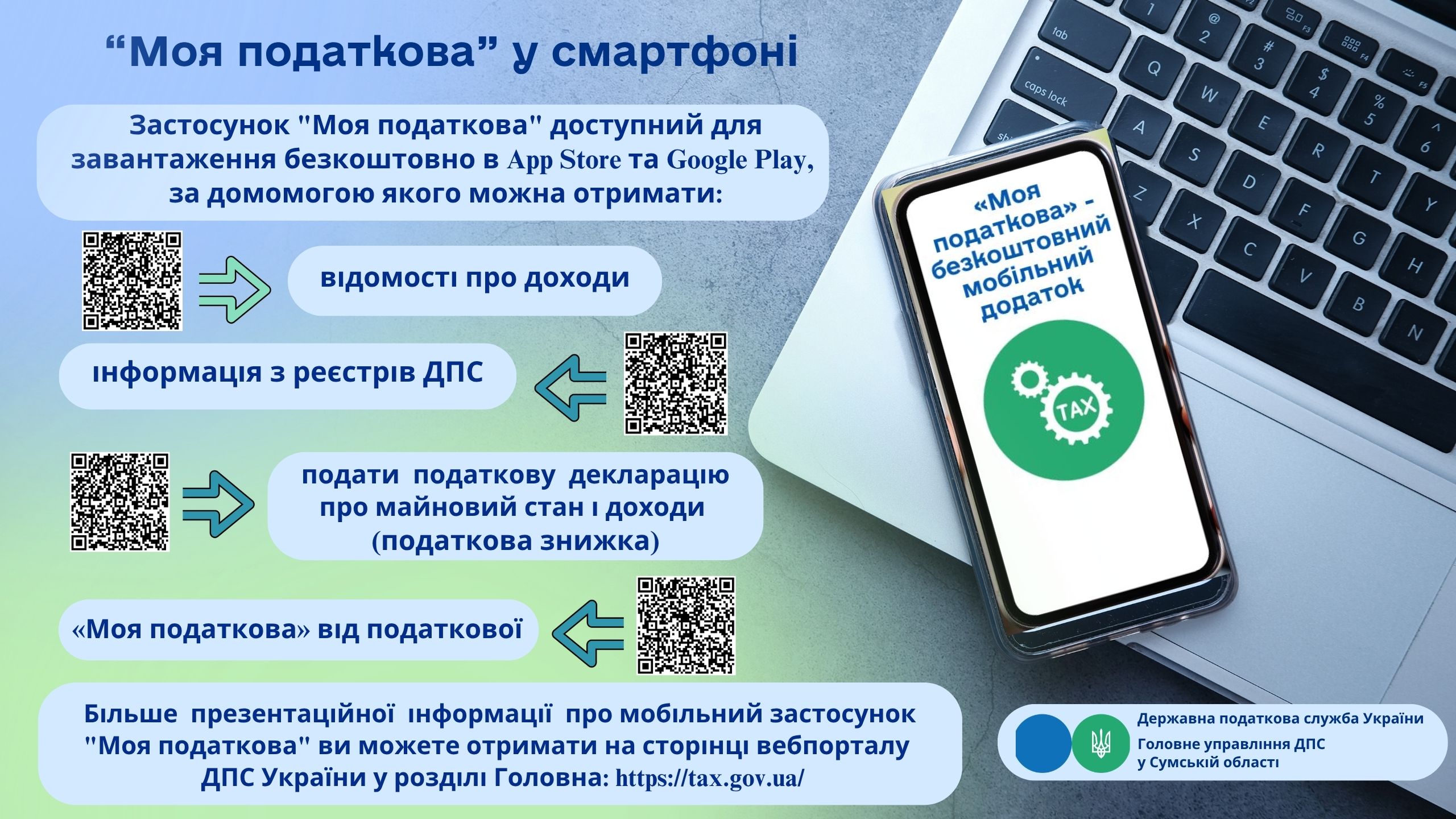 "Моя податкова" у смартфоні