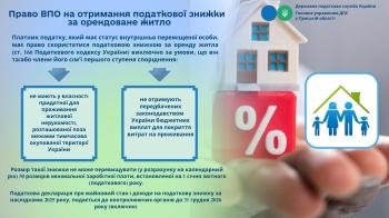 Право ВПО на отримання податкової знижки за орендоване житло
